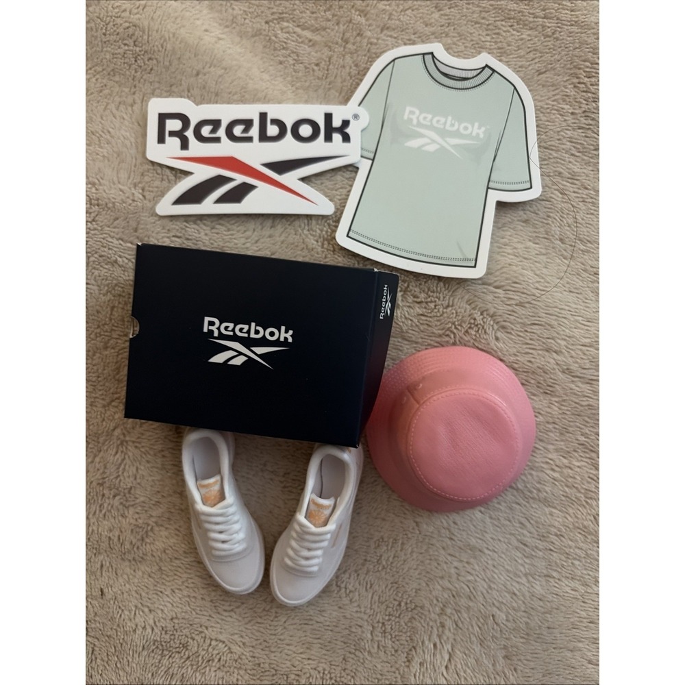 Reebok Sneakers Pink Hat Shirt And Logo Stickers Zuru Sneakers Mini Bands